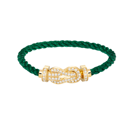[Mystic]CHANCE LARGE 8 FIGURE BUCKLE FULLDIAMOND BRACELET GOLD