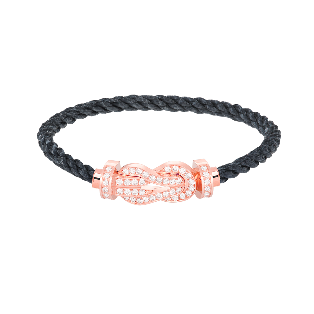 [Mystic]CHANCE LARGE 8 FIGURE BUCKLE FULL DIAMOND BRACELET ROSE GOLD