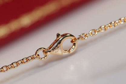 [Mystic]LOVE NECKLACE PINK GOLD AND SILVER