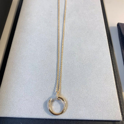 [Mystic]JUSTE NECKLACE PINK GOLD