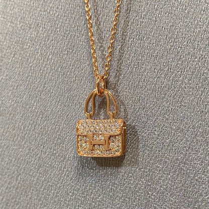 [Mystic]CONSTANCE PEDANT DIAMOND NECKLACE