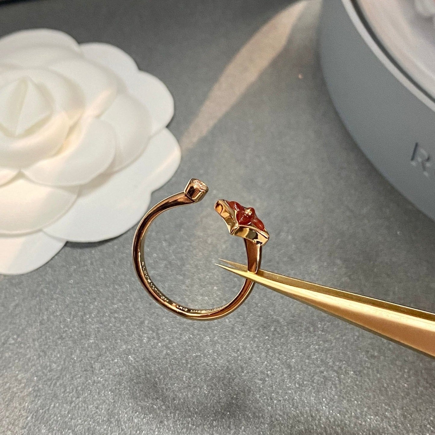 [Mystic]STAR 1 DIAMOND OPEN RING