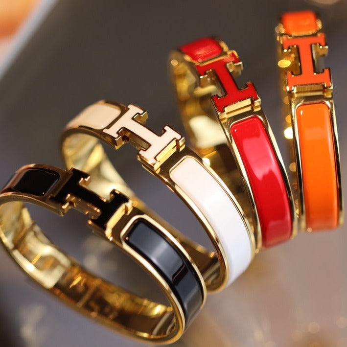 [Mystic]H BRACELET 12MM GOLD