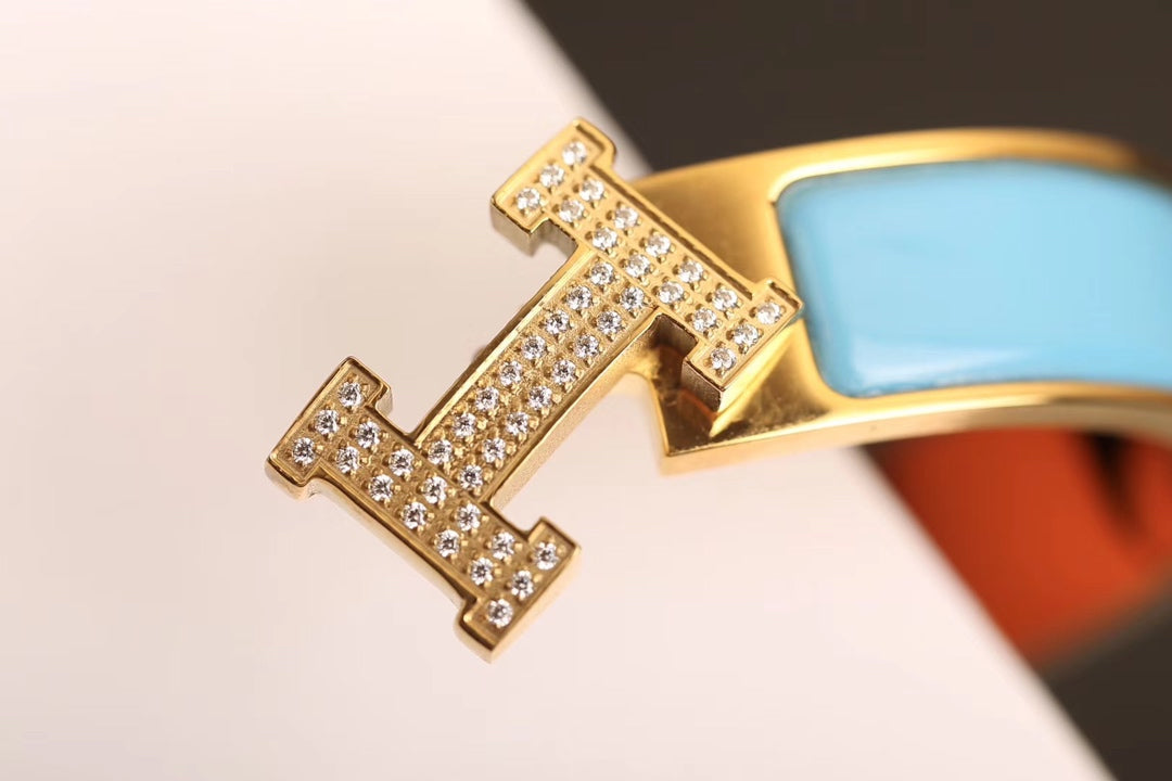 [Mystic]H CLOUD BLUE BRACELET GOLD DIAMOND
