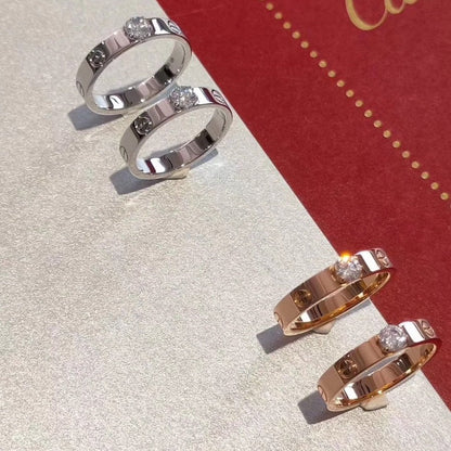 [Mystic]LOVE RING 3.6MM 1 BIG DIAMOND