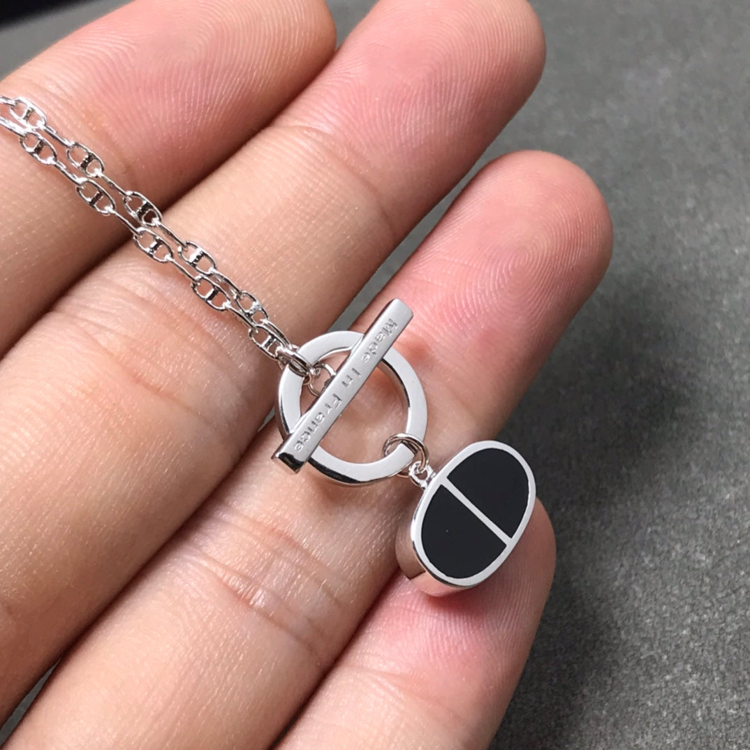 [Mystic]CHAINE VERSO BLACK CERAMIC  NECKLACE