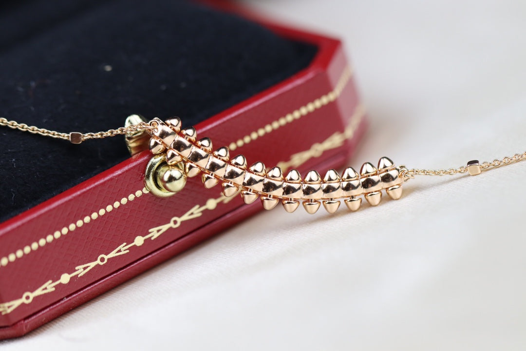 [Mystic]CLASH PINK GOLD NECKLACE
