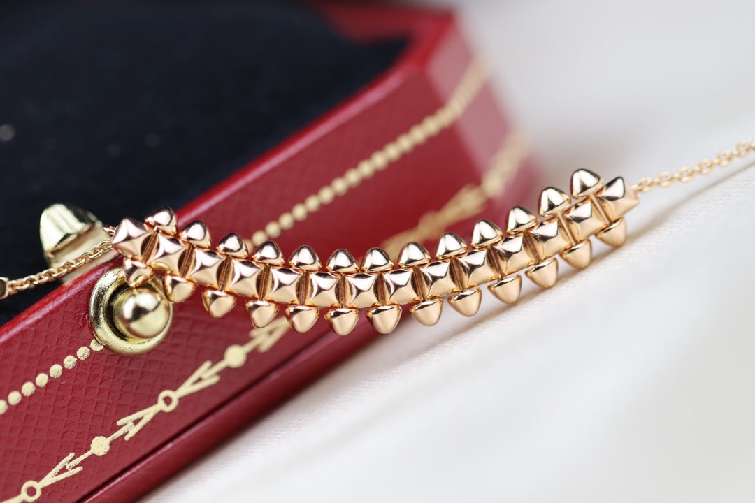 [Mystic]CLASH PINK GOLD NECKLACE