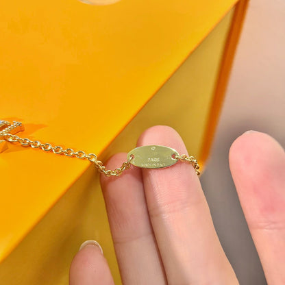 [Mystic]LOGO STAR MOTIF GOLD BRACELET