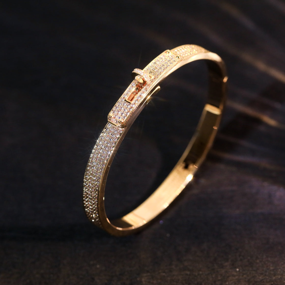 [Mystic]KELLY BRACELET DIAMOND PAVED