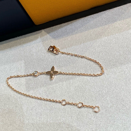 [Mystic]STAR DIAMOND PINK GOLD BRACELET