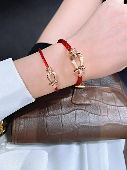 [Mystic]FORCE 10 HALF DIAMOND PINK GOLD RED CORDERI LARGE AND MEDIUM MODEL