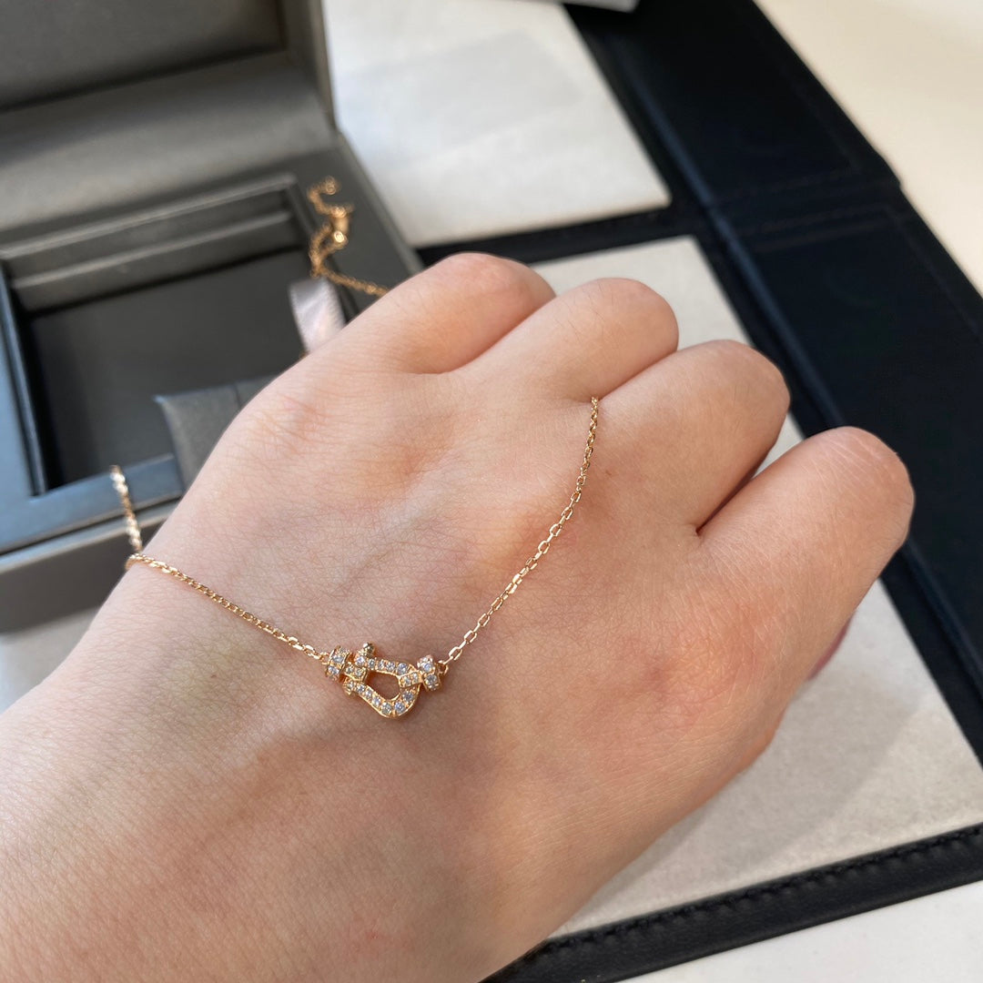 [Mystic]FORCE 10 DIAMOND PINK GOLD NECKLACE MINI MODEL