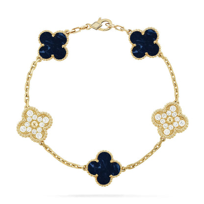 [Mystic]CLOVER 5 MOTIF PIETERSITE BRACELET COLLECTION