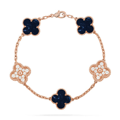 [Mystic]CLOVER 5 MOTIF PIETERSITE BRACELET COLLECTION