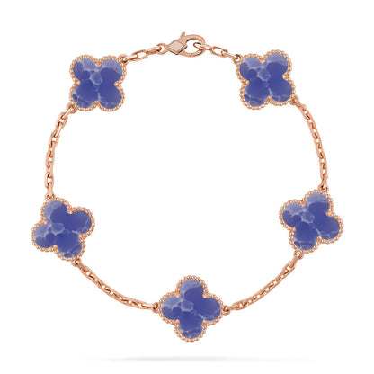 [Mystic]CLOVER 5 MOTIF BLUE VEINS BRACELET COLLECTION