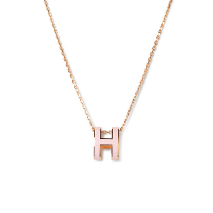 [Mystic]POP H PEDANT PINK GOLD