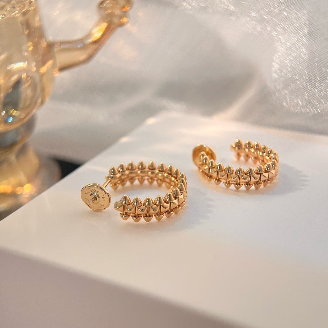 [Mystic]CLASH SMALL HOOP EARRINGS