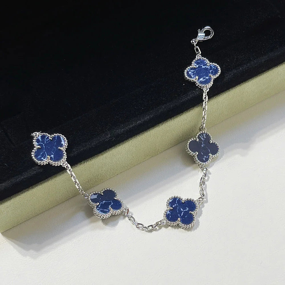 [Mystic]CLOVER 5 MOTIF PIETERSITE BRACELET COLLECTION