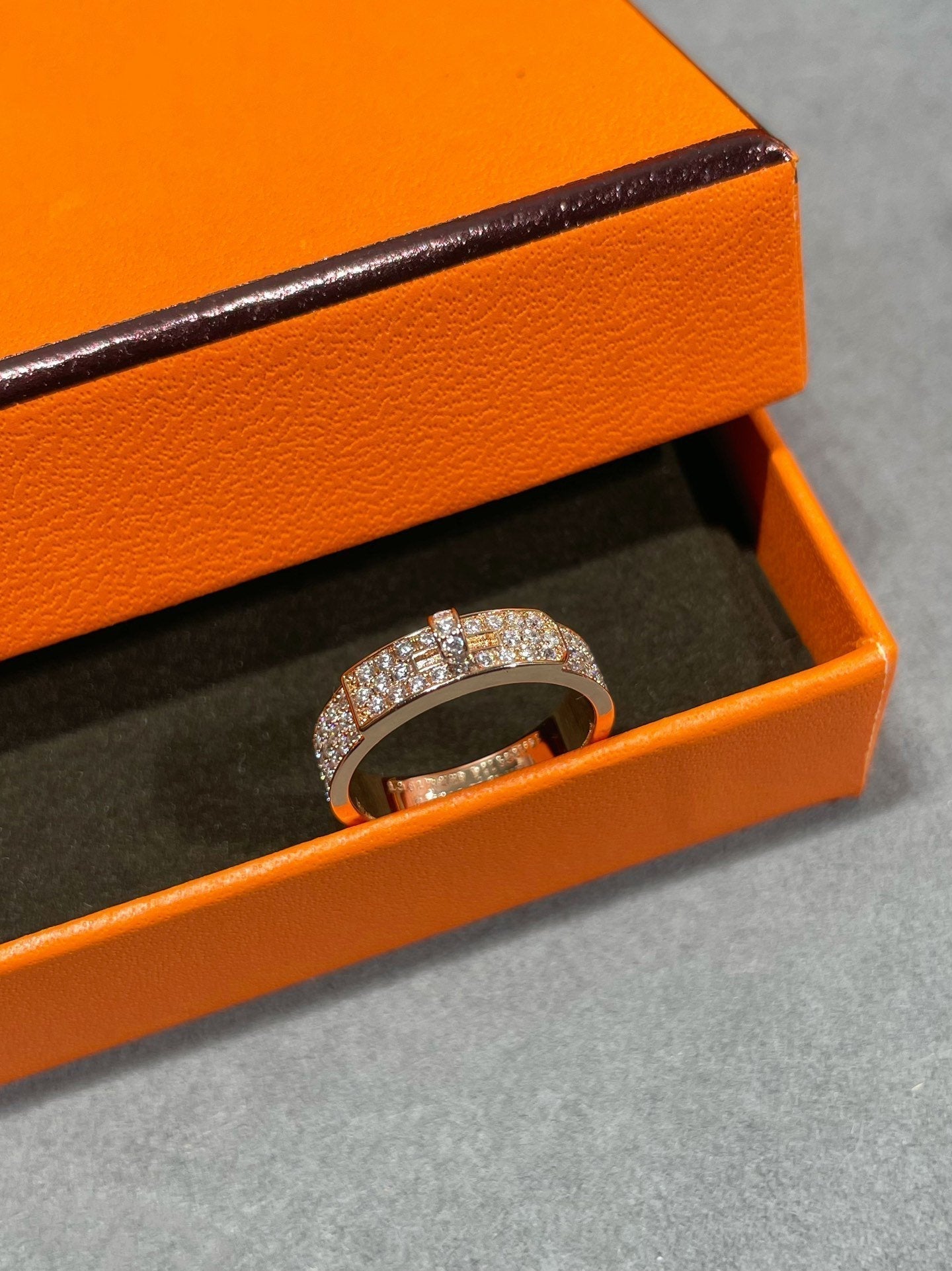 [Mystic]KELLY PINK GOLD DIAMOND RING