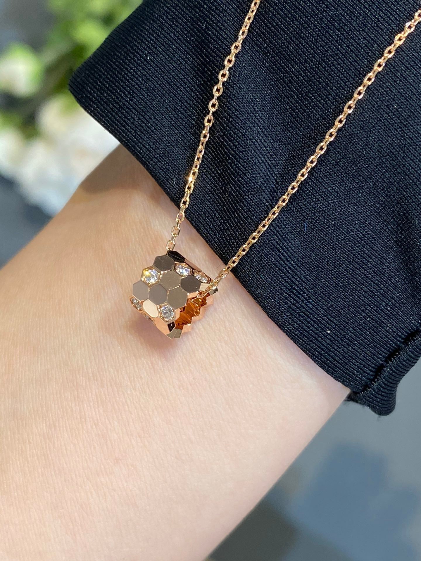 [Mystic]BEE LOVE DIAMOND NECKLACE