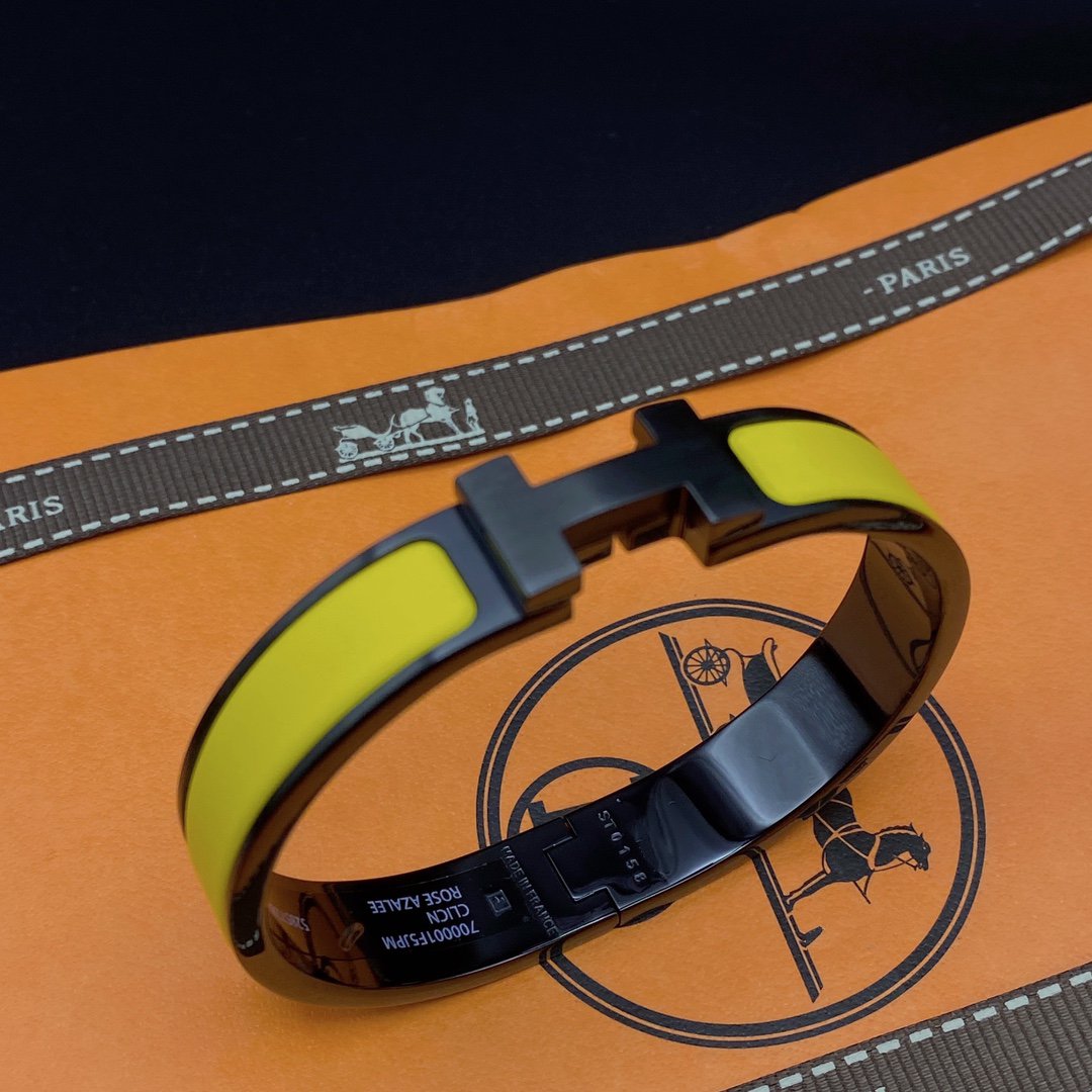 [Mystic]CLIC HM SO BLACK YELLOW BRACELET