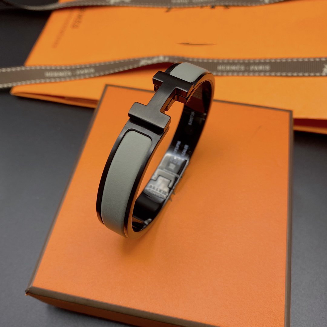 [Mystic]CLIC HM SO BLACK GREY BRACELET