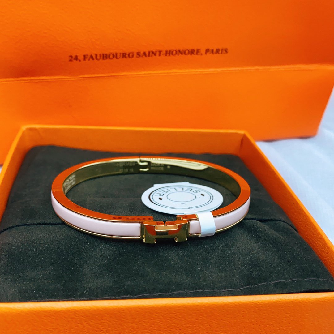 [Mystic]CLASSIC HM CLIC  PINK 8MM ENAMEL BRACELET