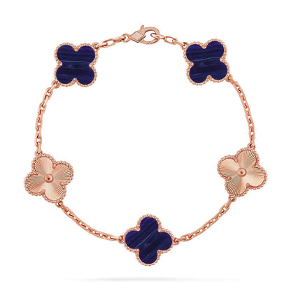 [Mystic]CLOVER 5 MOTIF PURPLE STRIPES BRACELET COLLECTION
