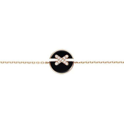 [Mystic]JEUX DE BRACELET ONYX PINK GOLD DIAMOND