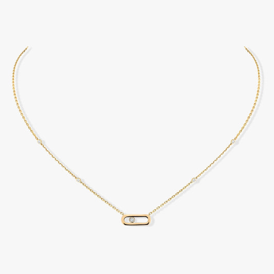 [Mystic JURI]MOVE UNO DIAMOND NECKLACE