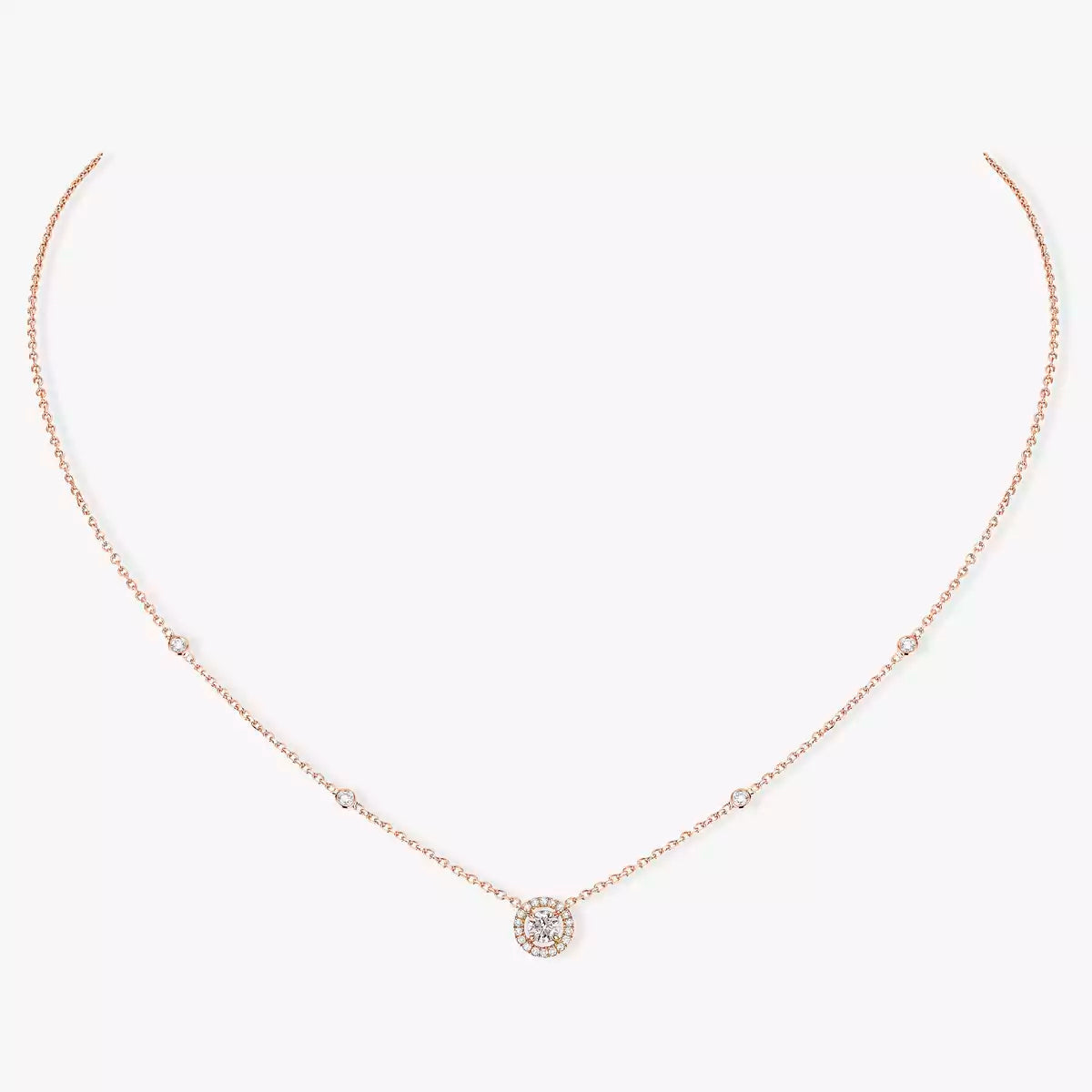 [Mystic JURI]Diamond Necklace 0,20ct Brilliant Shape Joy