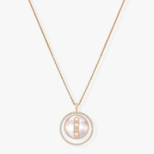 [Mystic JURI]Mystic MOVE MM NACRE BLANCHE DIAMOND NECKLACE