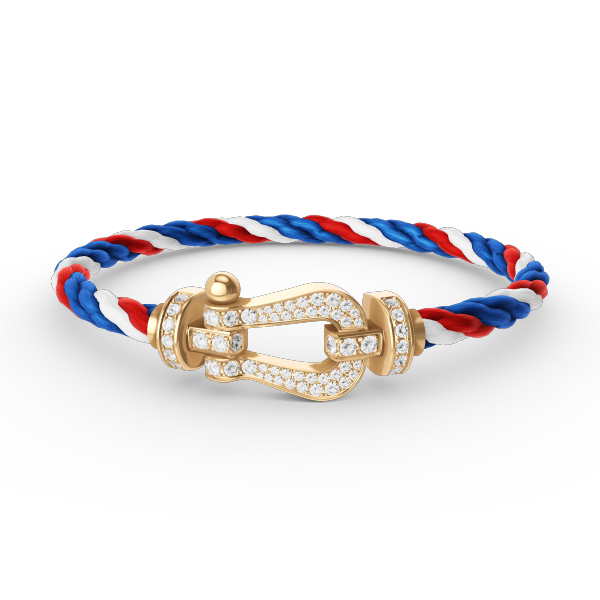 [Mystic]FORCE LARGE HORSESHOE FULL DIAMOND BRACELET GOLD