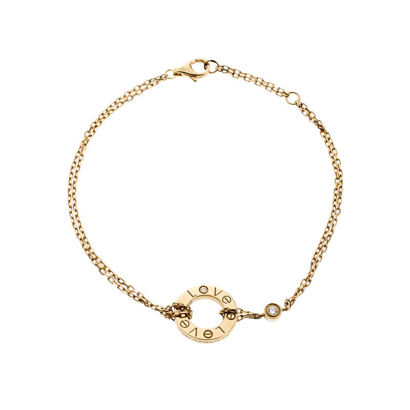 [Mystic]LOVE BRACELET 2 DIAMOND