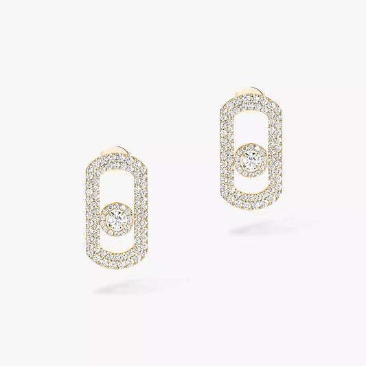 [Mystic JURI]So Move Pave_-Set Diamond Earrings in Silver