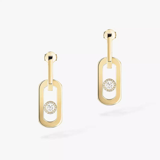 [Mystic JURI] So Move XL Diamond Hoop Earring