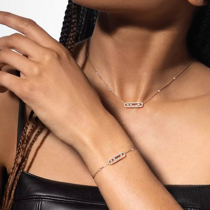 [Mystic JURI]Pavé Baby Move Diamond Bracelet