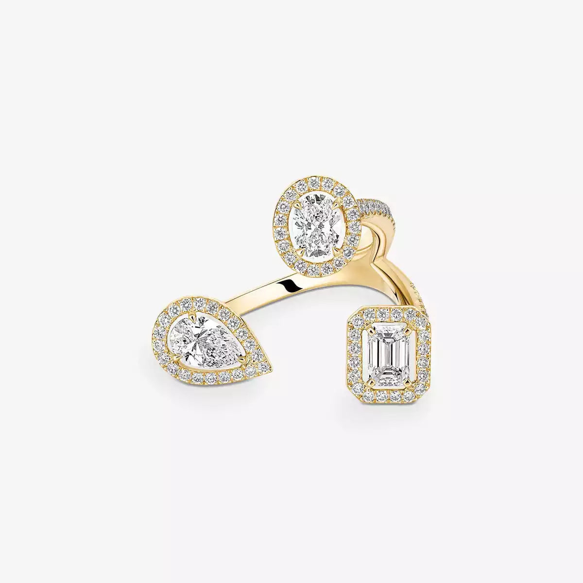 [[Mystic JURI] Diamond Ring 0,25ct My Twin Trilogy