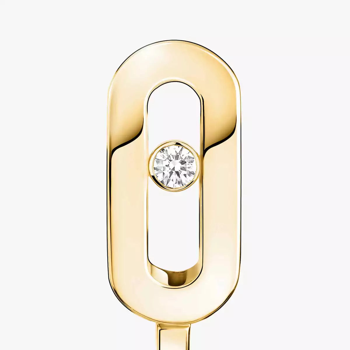 [Mystic JURI]Diamond Mini Hoop Earrings Move Classique