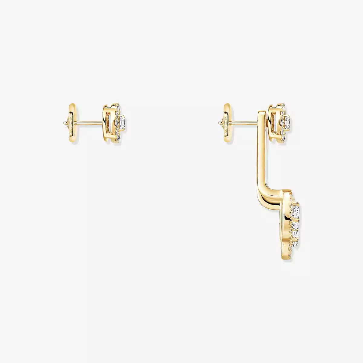 [Mystic JURI] My Twin Trio  Diamond Earrings