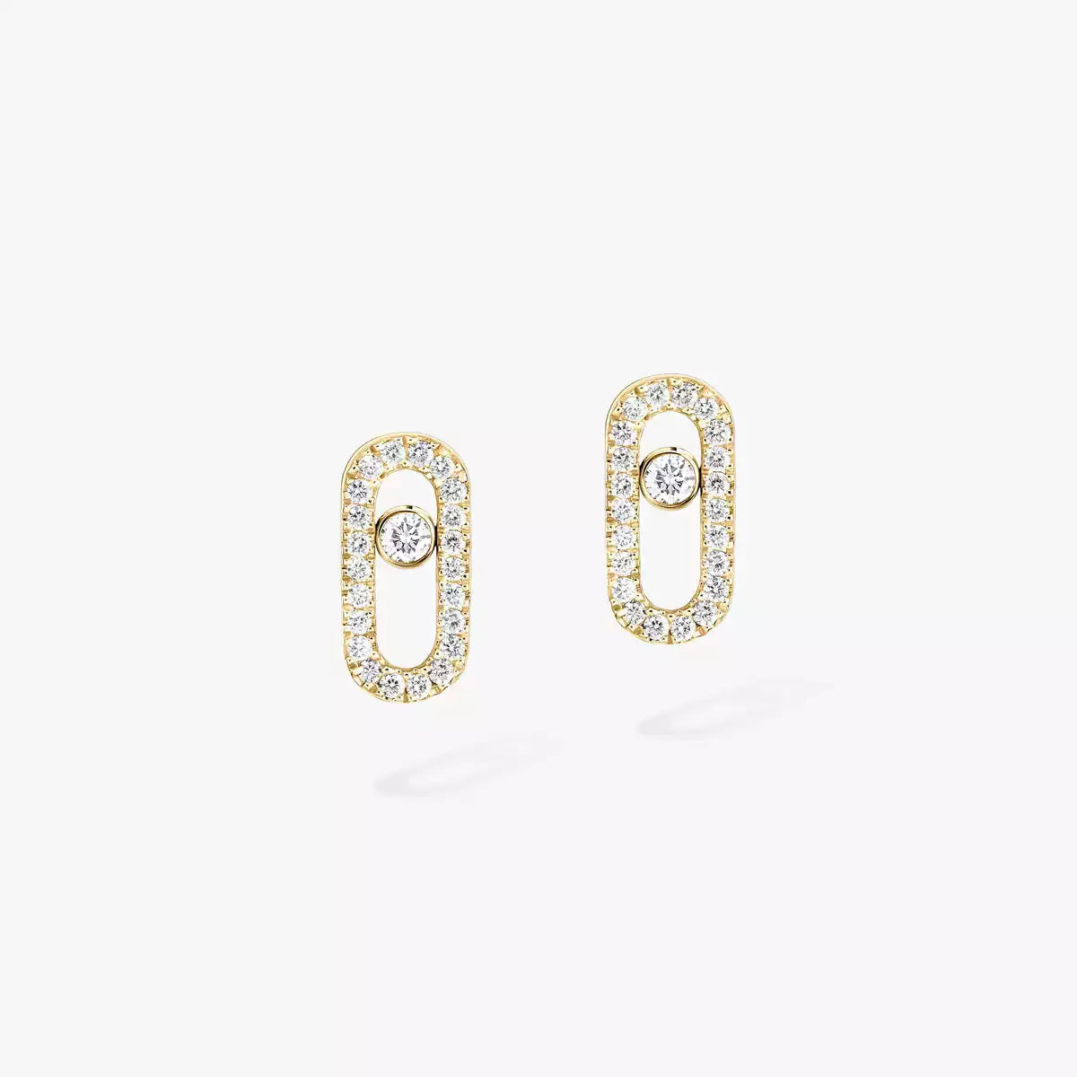 [Mystic JURI]Move Uno Diamond Earrings