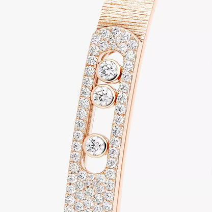 [Mystic JURI]Move Noa Ciselé half pavé bangle