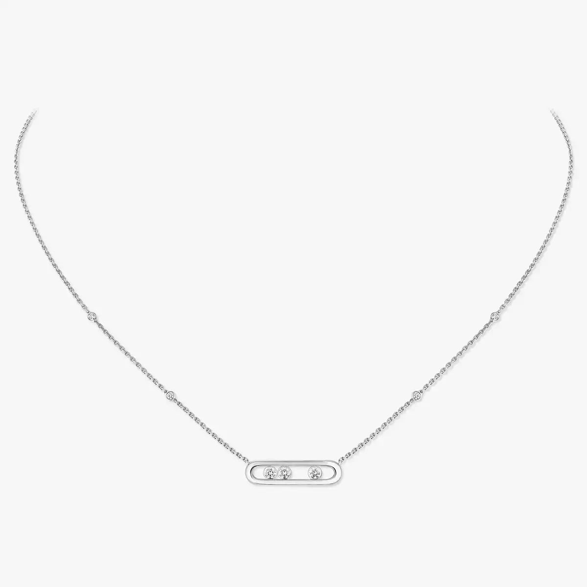 [Mystic JURI] Baby Move Gold Diamond Necklace