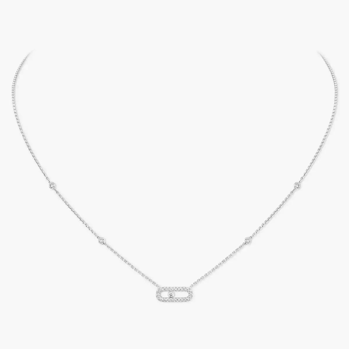 [Mystic JURI]Diamond Necklace Move Uno