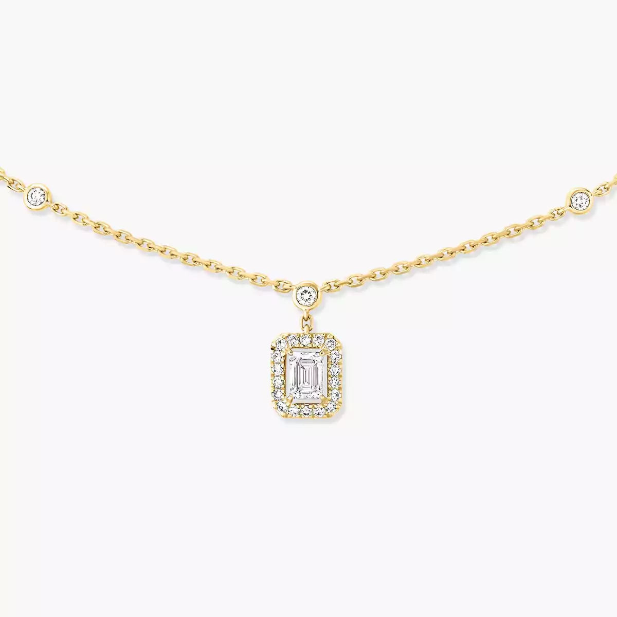 [Mystic JURI]My Twin Diamond Necklace in Silver