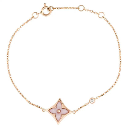 [Mystic]STAR 1 DIAMOND PINK GOLD BRACELET