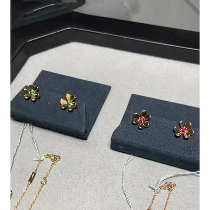 [Mystic]FRIVOLE  FLOWER PINK EARRINGS