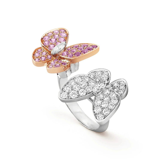 [Mystic]TWIN BUTTERFLY DIAMOND RING